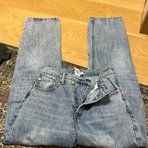 high waisted jeans